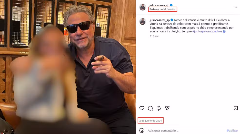 Casares gastou R$ 1 milhão com cartão do São Paulo